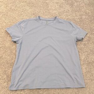 Outdoor Voices Blue Short Sleeve Tee Essential Crew Neck